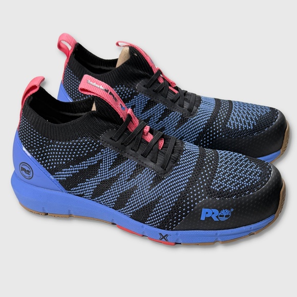 Timberland Pro Radius Knit Slip-On Safety Shoes - NEW Womens Size 8 #48958-OFCL - Picture 2 of 5